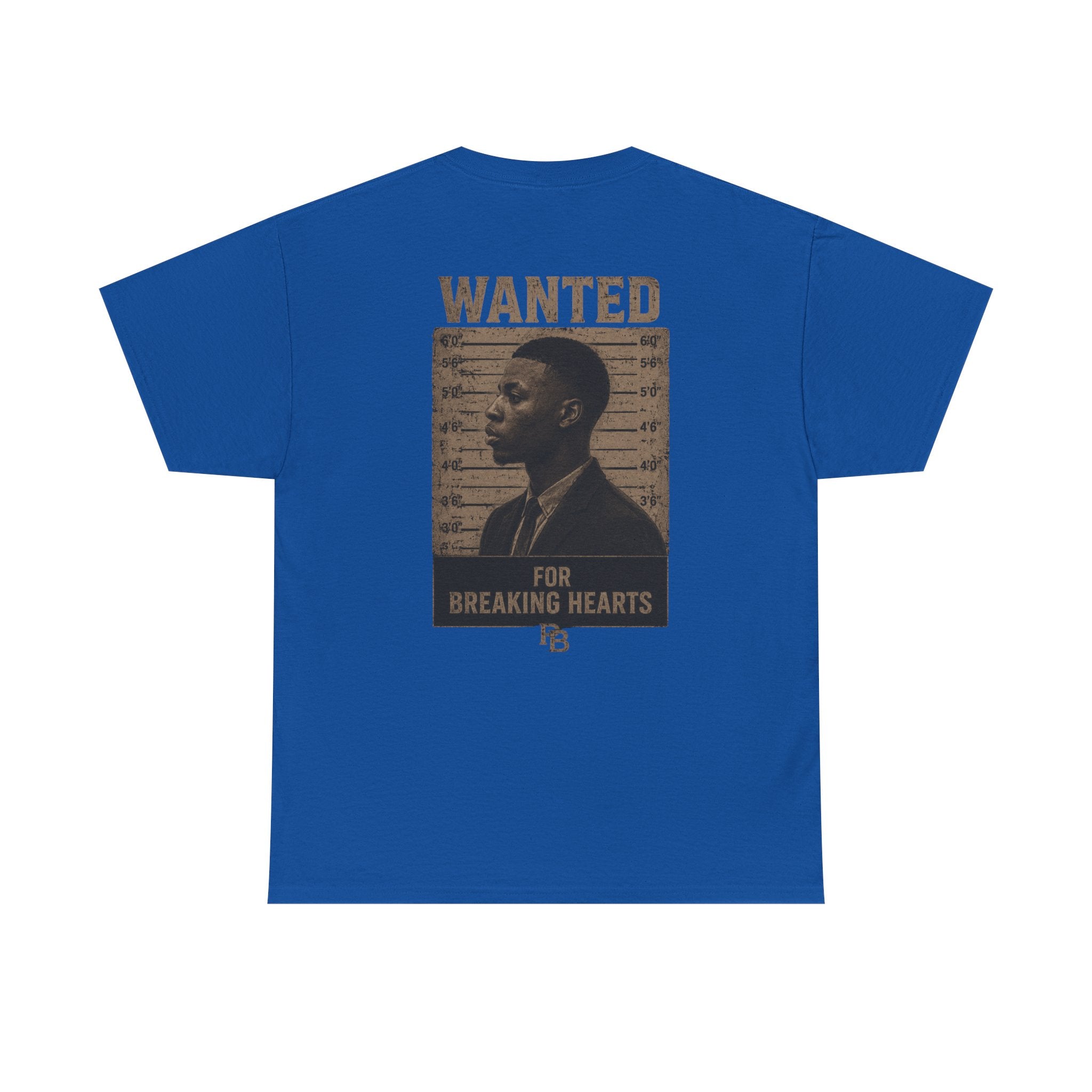 Wanted For Breaking Hearts Tee — Vintage Mugshot Graphic T‑Shirt