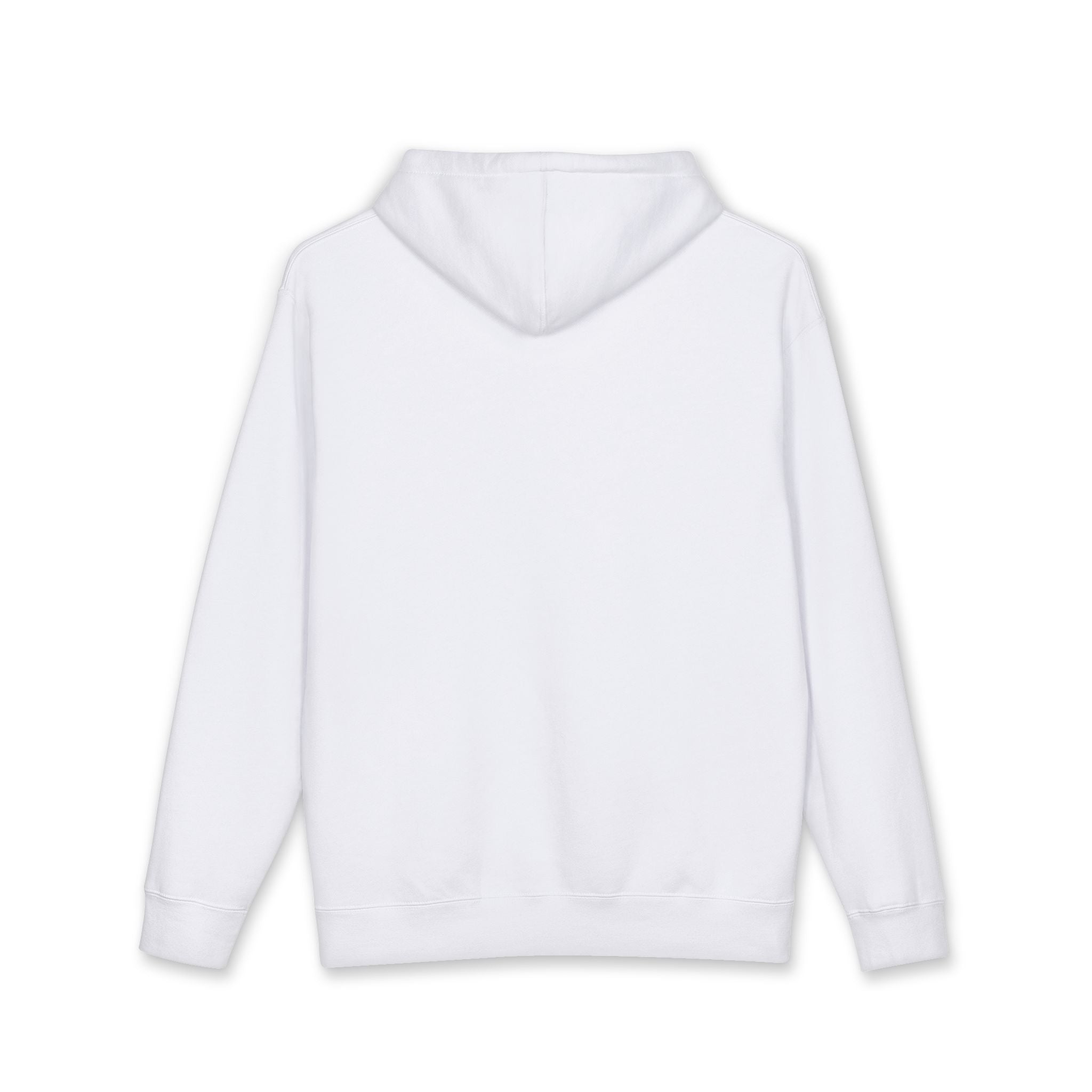 Eye Graphic Hoodie with 'You Everything, Say Nothing' Text — Minimalist White Pullover