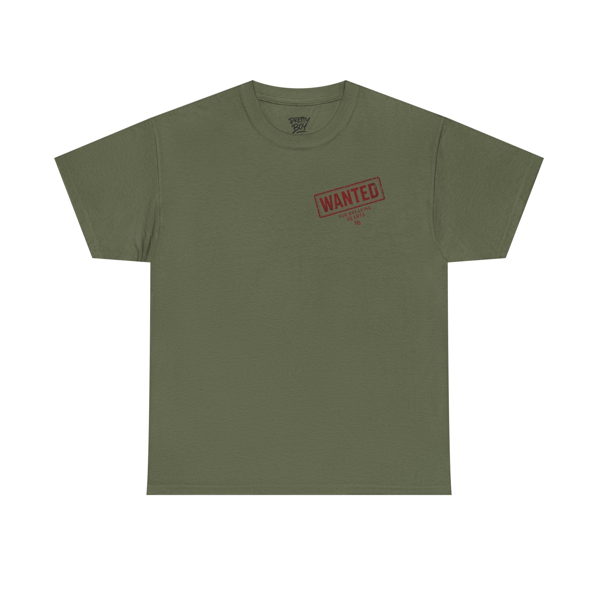 Wanted For Breaking Hearts Tee — Vintage Mugshot Graphic T‑Shirt