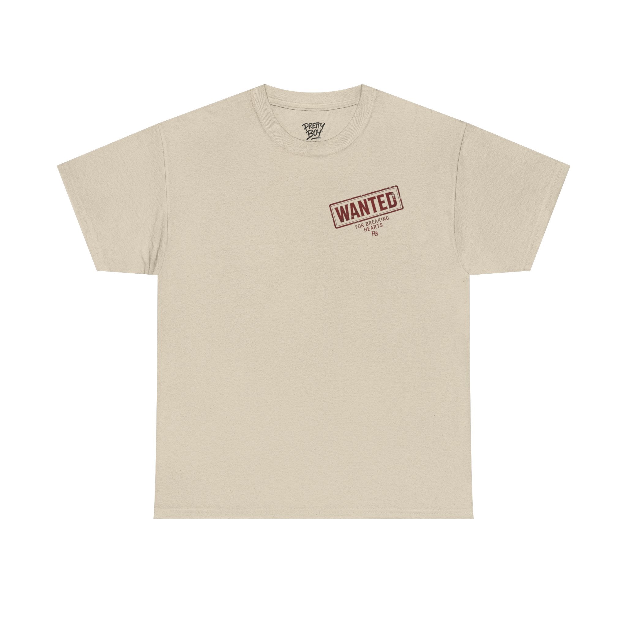 Wanted For Breaking Hearts Tee — Vintage Mugshot Graphic T‑Shirt