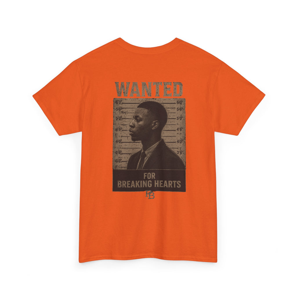 Wanted For Breaking Hearts Tee — Vintage Mugshot Graphic T‑Shirt