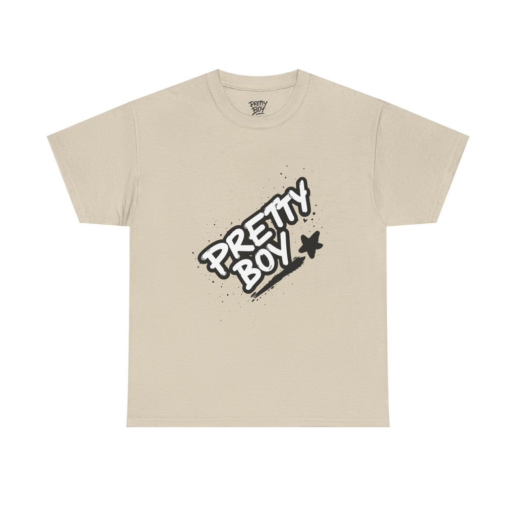 Pretty Boy Graphic Tee — Retro Streetwear Tee with Script Logo