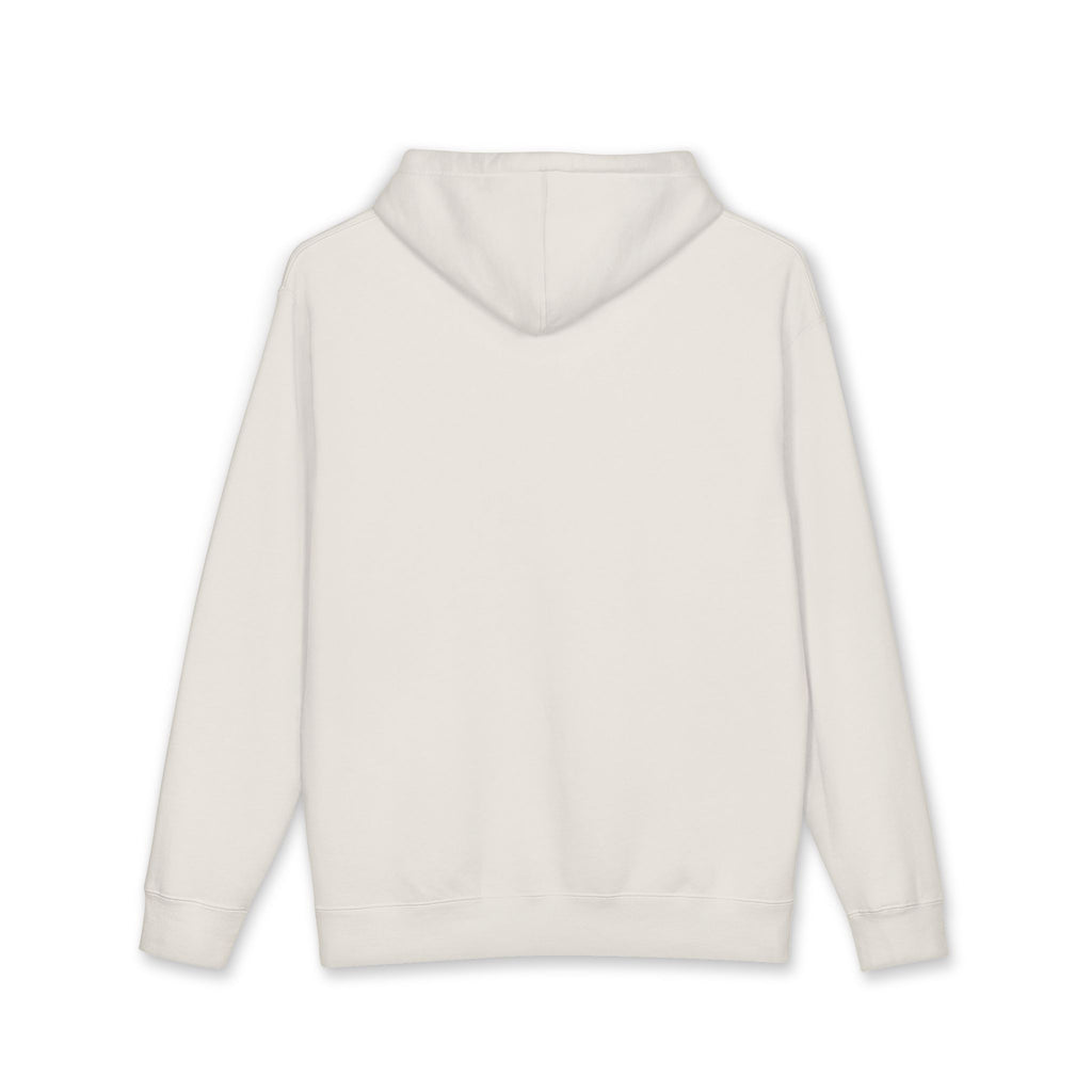 Eye Graphic Hoodie with 'You Everything, Say Nothing' Text — Minimalist White Pullover