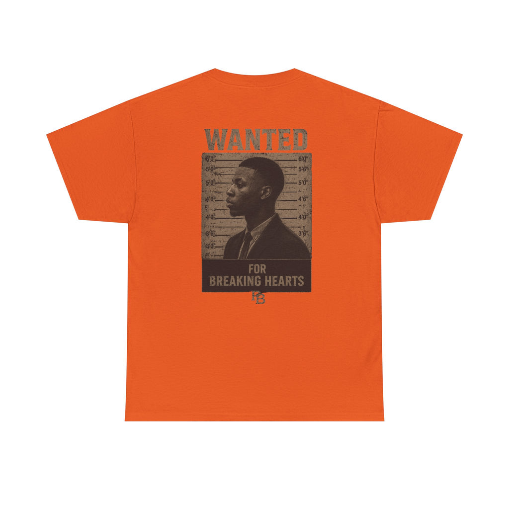Wanted For Breaking Hearts Tee — Vintage Mugshot Graphic T‑Shirt